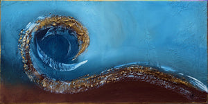 Flow of Time (2025) Acrylic painting by Edelgard Schroer