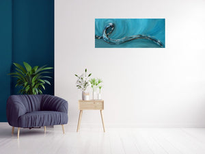 Ocean Loop (2025) Acrylic painting by Edelgard Schroer