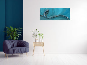 Ocean Loop (2025) Acrylic painting by Edelgard Schroer