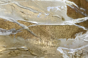 Golden Waves (2025) Acrylic painting by Edelgard Schroer