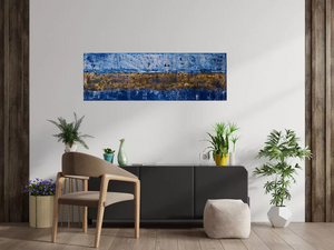 Silent Gilding (2026) Acrylic painting by Edelgard Schroer