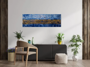 Silent Gilding (2026) Acrylic painting by Edelgard Schroer