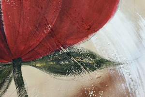 Abstract Roses (2025) Acrylic painting by Edelgard Schroer