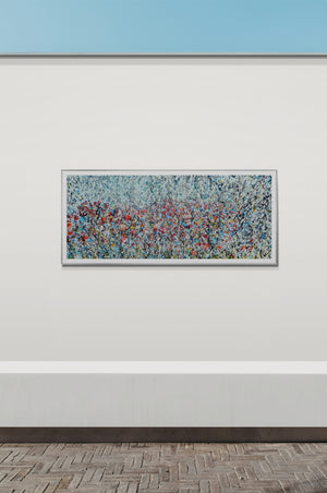 Wild Poppy Meadow Original Painting by Lesley Blackburn