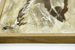 Golden Waves (2025) Acrylic painting by Edelgard Schroer