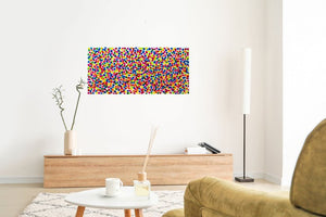 Dancing Pixels 2025 Acrylic Painting by Edelgard Schroer