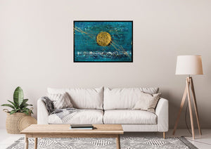 Solar Gold 2025 Acrylic Painting by Edelgard Schroer