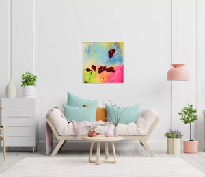 Scarlet Breeze (2025) Acrylic painting by Edelgard Schroer