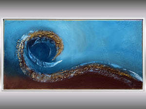 Flow of Time (2025) Acrylic painting by Edelgard Schroer