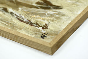 Golden Waves (2025) Acrylic painting by Edelgard Schroer