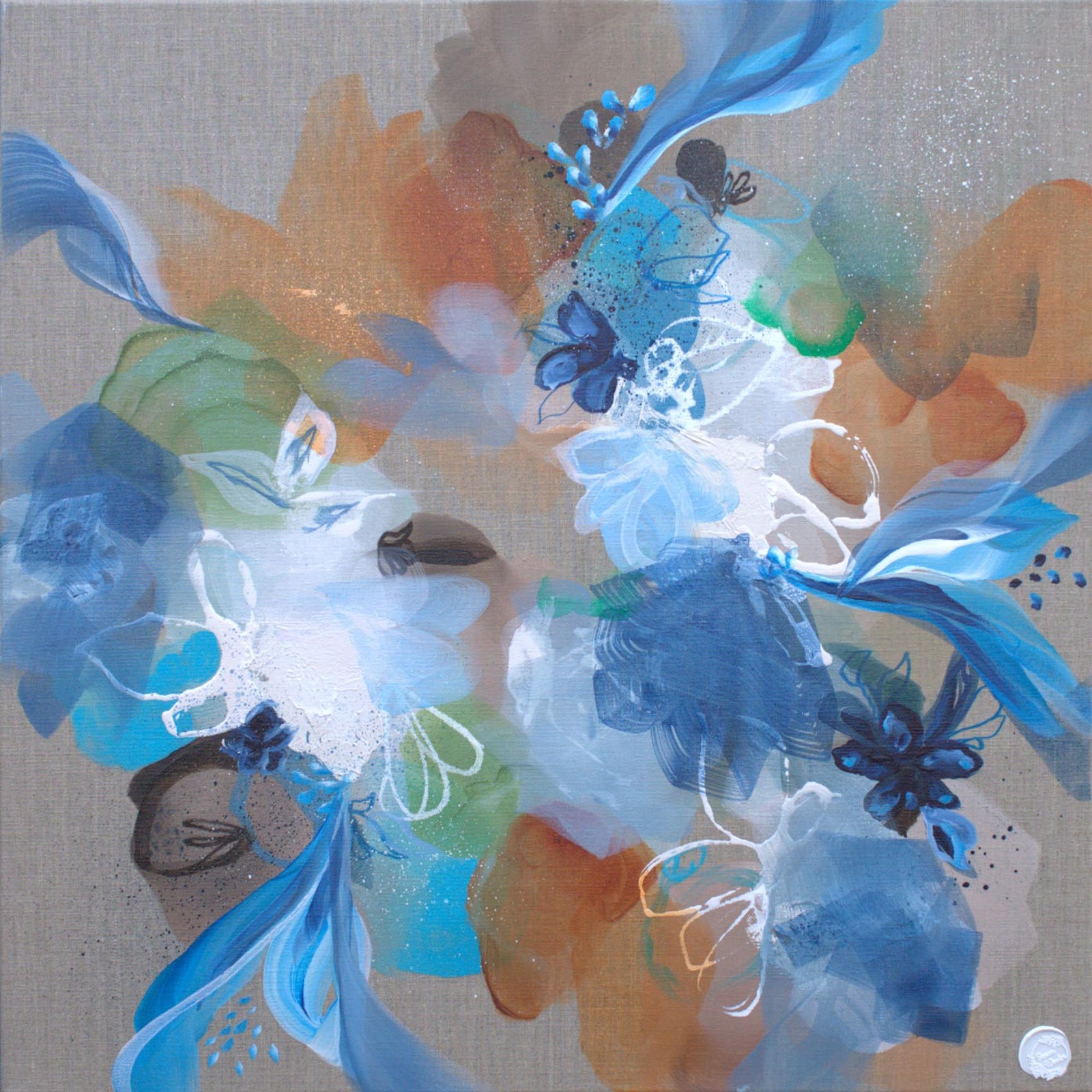 New Possibilities Square Abstract Painting Art