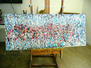 Wild Poppy Meadow Original Painting by Lesley Blackburn