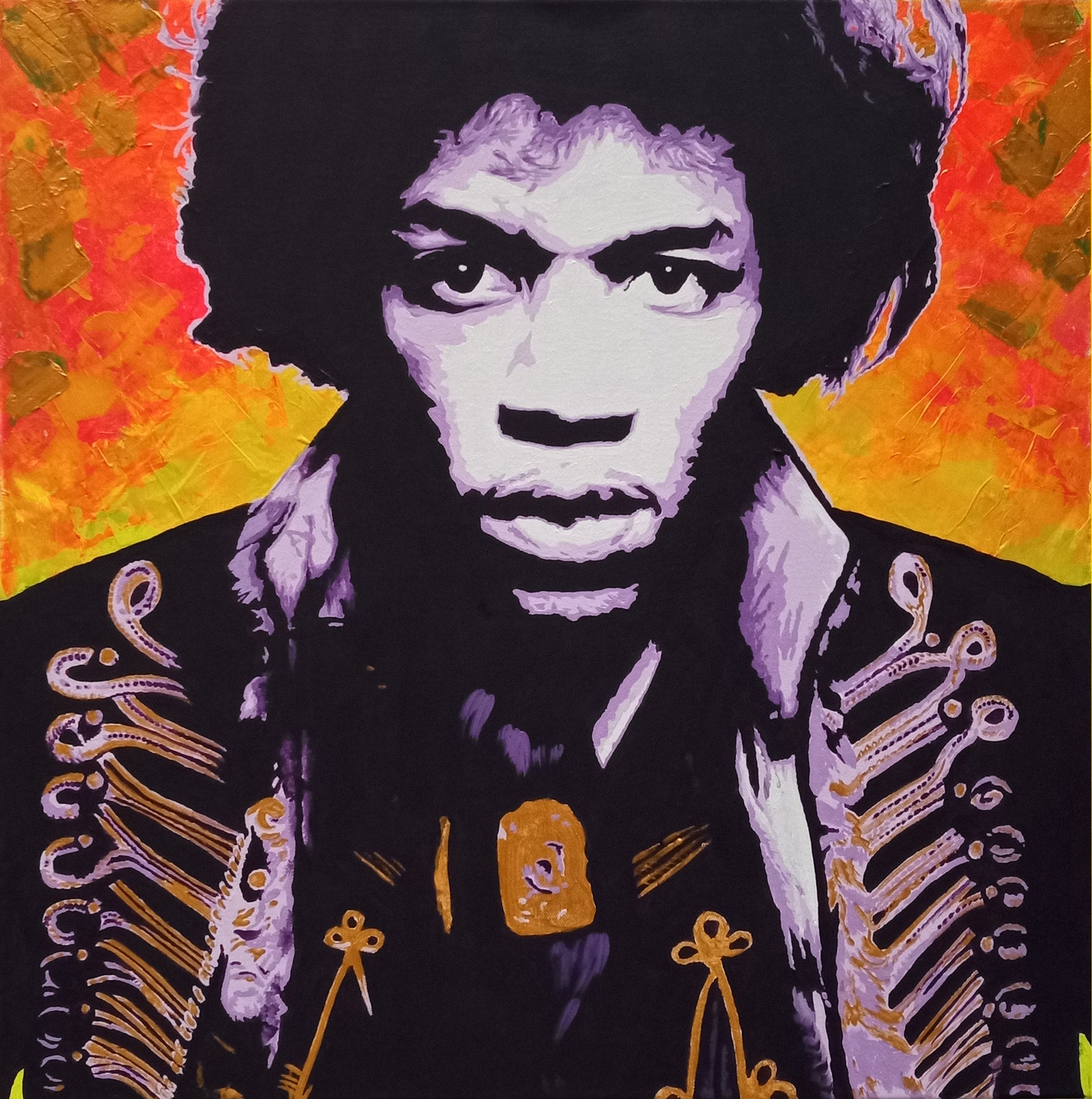 Purple Haze – Contemporary Portrait Artwork