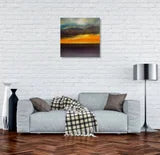 Somewhere in the Autumn Sky Abstract Seascape Sunset