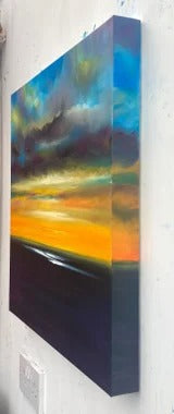 Shine Like Gold in the Autumn Original Oil Painting