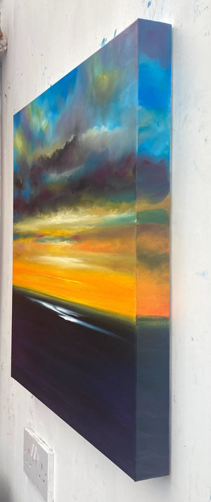 Shine Like Gold in the Autumn Original Oil Painting