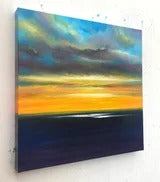 Shine Like Gold in the Autumn Original Oil Painting