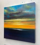 Shine Like Gold in the Autumn Original Oil Painting