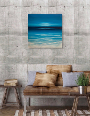 Gentle Tides Go Rolling By Original Oil Painting