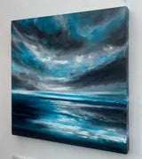 Caught Within A Spell Abstract Seascape Painting