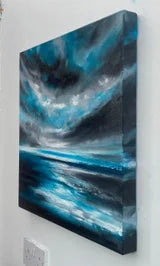 Caught Within A Spell Abstract Seascape Painting