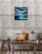 Caught Within A Spell Abstract Seascape Painting