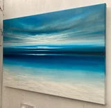 In the Stillness Abstract Seascape Painting