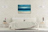 In the Stillness Abstract Seascape Painting