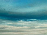 In the Stillness Abstract Seascape Painting