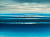 In the Stillness Abstract Seascape Painting