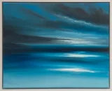 Among the Shadows Abstract Seascape Painting