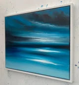 Among the Shadows Abstract Seascape Painting
