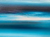 Among the Shadows Abstract Seascape Painting