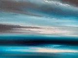 Among the Shadows Abstract Seascape Painting