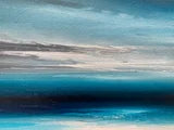 Among the Shadows Abstract Seascape Painting