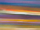 Lighting Up the Silver Abstract Seascape Sunset Painting