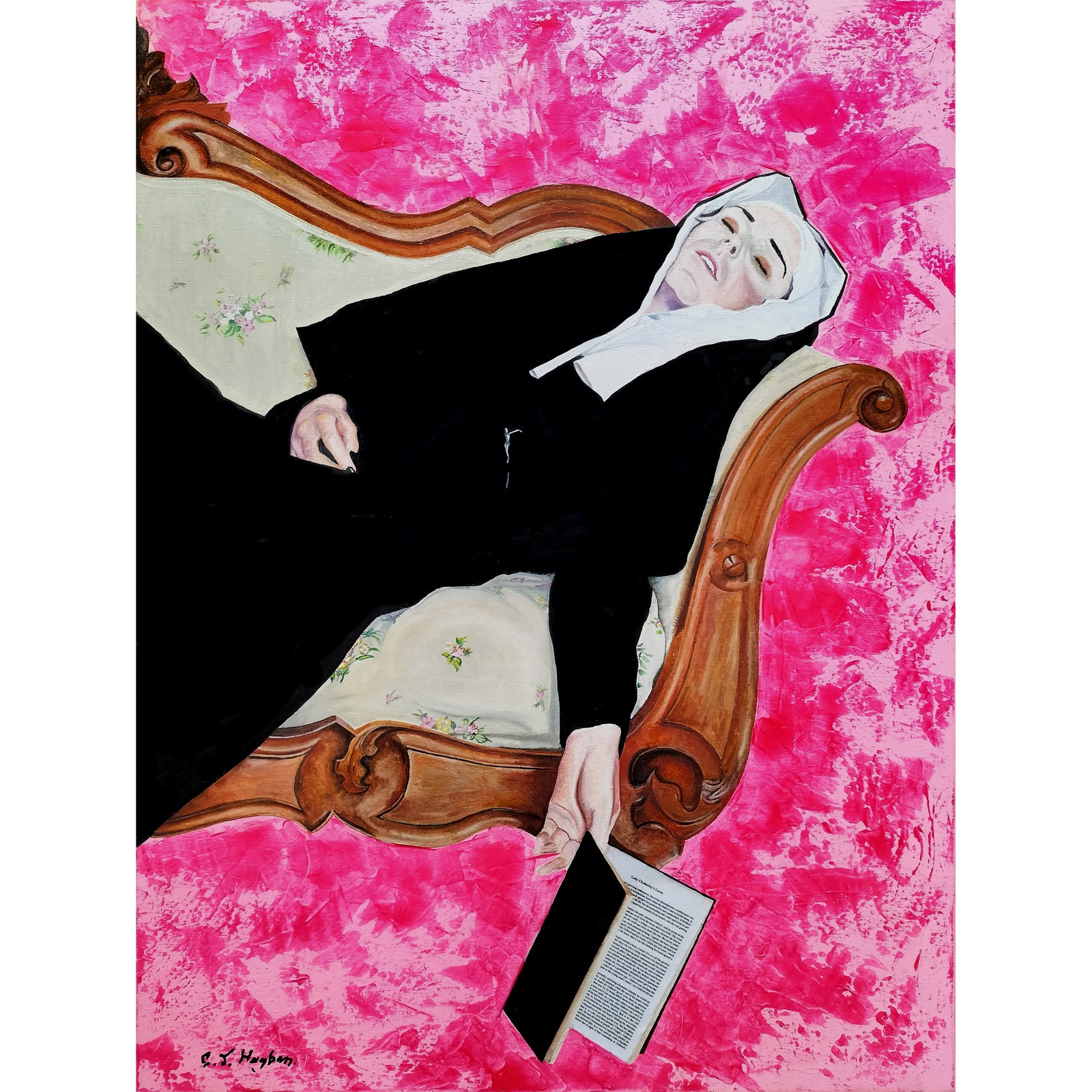 Ecstasy of Saint Teresa – Mixed Media Collage Artwork