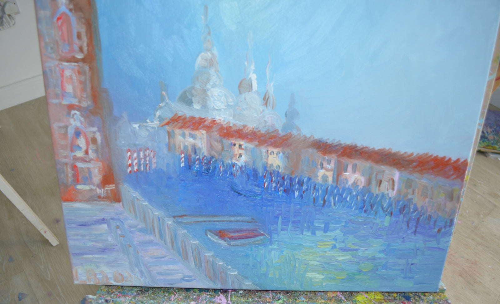 Santa Maria Della Salute Venetian Impressionist Painting