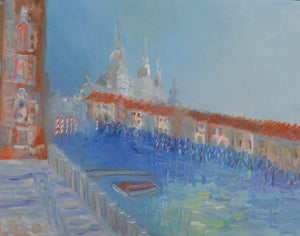 Santa Maria Della Salute Venetian Impressionist Painting