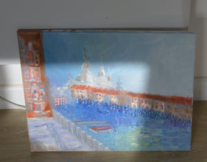 Santa Maria Della Salute Venetian Impressionist Painting