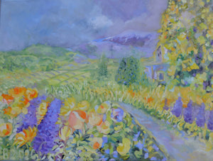 Tuscan Hills – Impressionist Landscape Painting