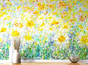 Wild Daisy Meadow Original Painting