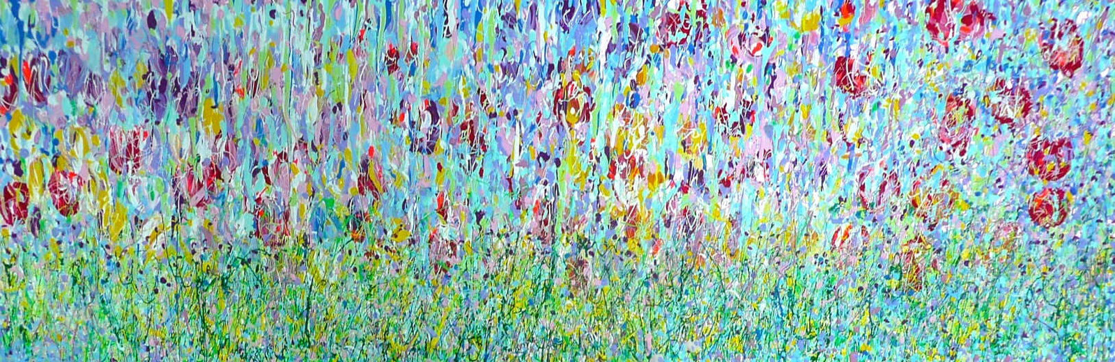 Wild Tulip Meadow Original Painting