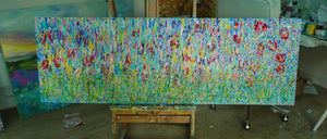 Wild Tulip Meadow Original Painting